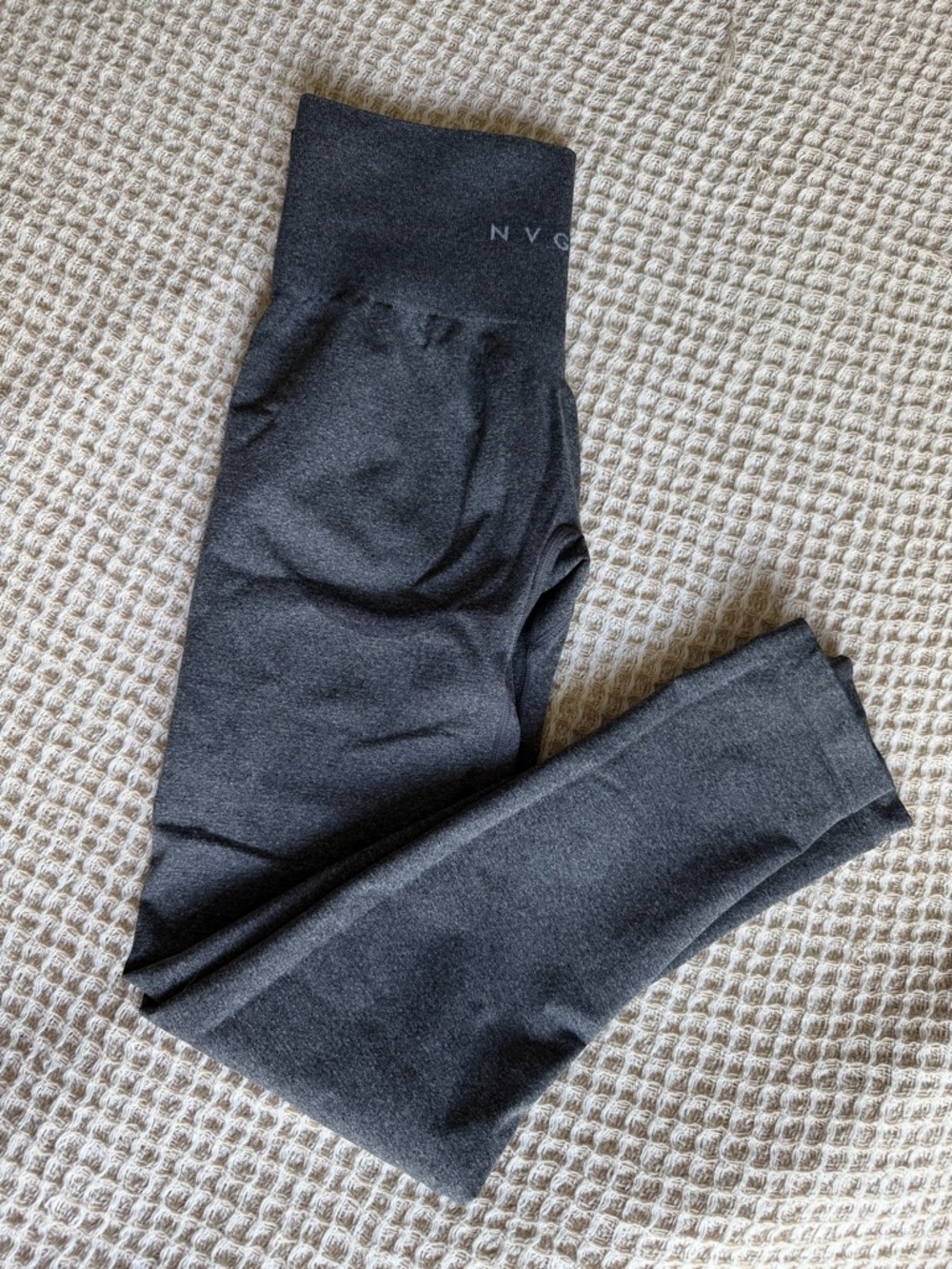 NVGTN Women's Charcoal Gray High-Waist Leggings